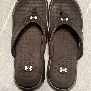Under Armour Black Flip Flops